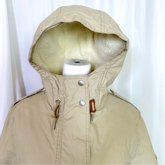 Timberland Mt. Kelsey Fleece Lined Parka Womens Sz Small Winter Coat - Picture 5 of 16